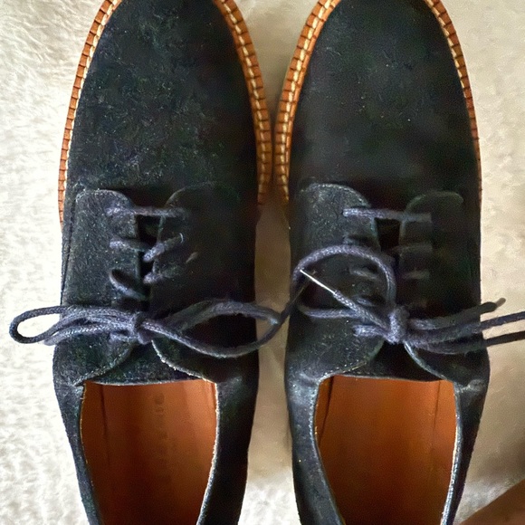 Brand new Robert Clergerie Women’s Tie Suede Platform shoe - Picture 3 of 3